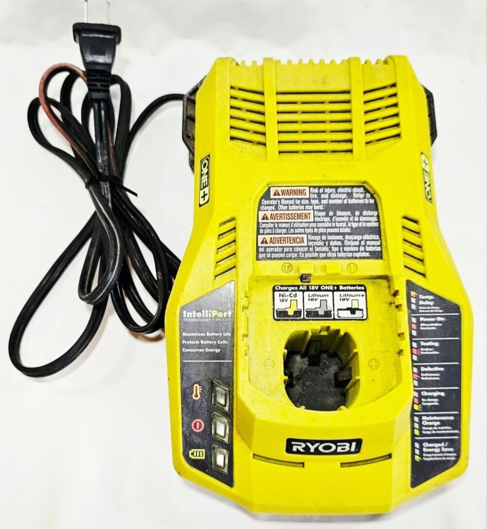 RYOBI P117 ONE+ 30 Minute INTELLIPORT 18 Volt Fast Battery Charger
